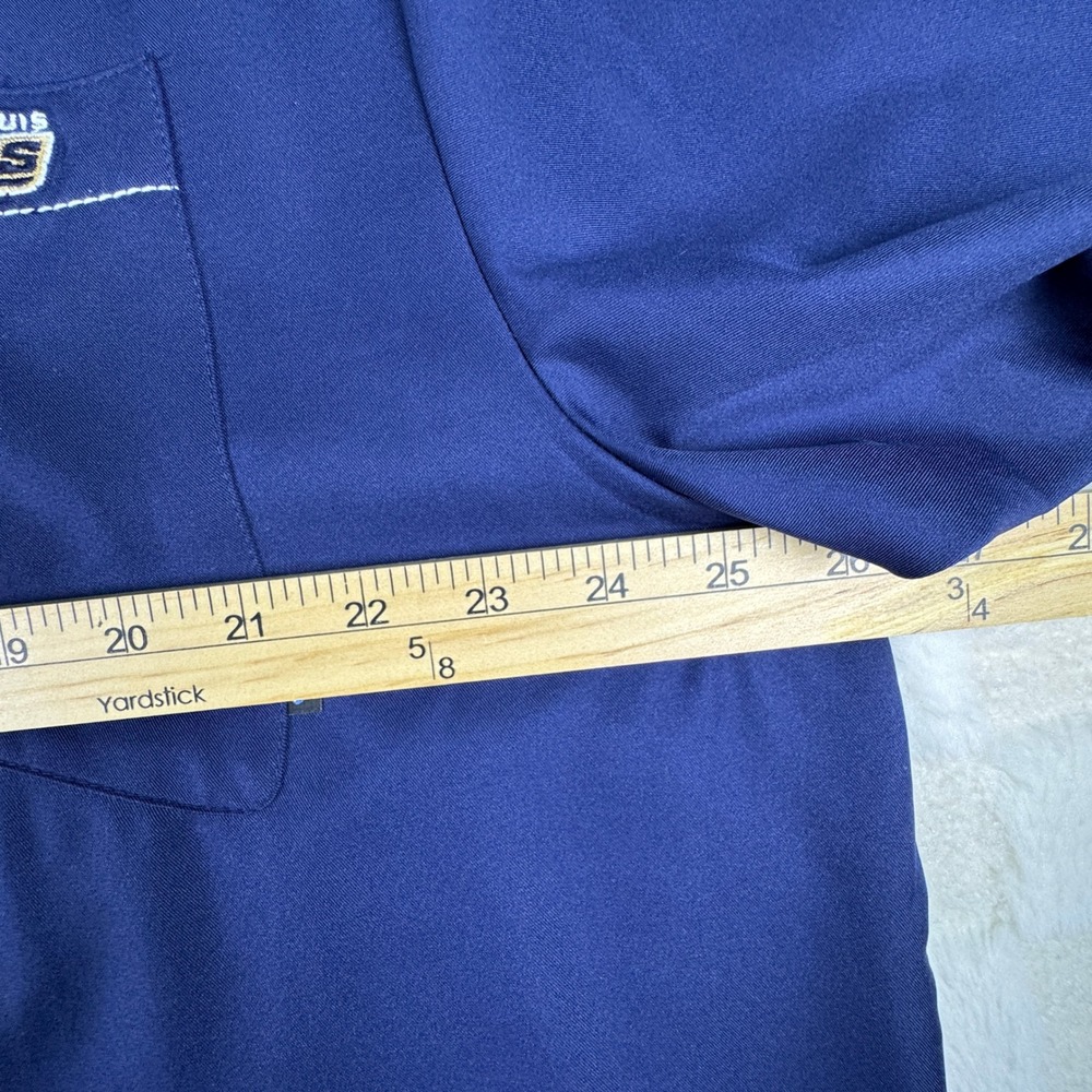 Vintage St. Louis Rams Reebok NFL Onfield Button Up Shirt 2XL Extra Large Mens - Picture 11 of 13